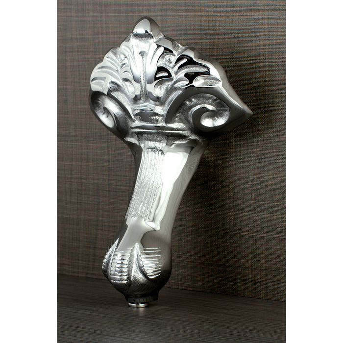 Kingston Heirloom NHVCTZB1 - Aqua Eden 4-Piece (Set) Eagle Claw Cast Iron Tub Feet, Polished Chrome