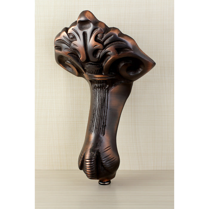 Kingston Heirloom NHVCTZB5 - Aqua Eden 4-Piece (Set) Eagle Claw Cast Iron Tub Feet, Oil Rubbed Bronze