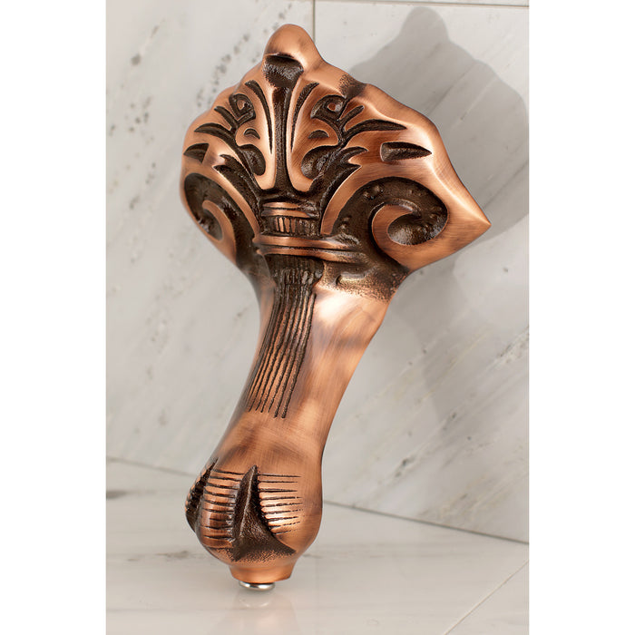 Kingston Heirloom NHVCTZB6 - Aqua Eden 4-Piece (Set) Eagle Claw Cast Iron Tub Feet, Naples Bronze