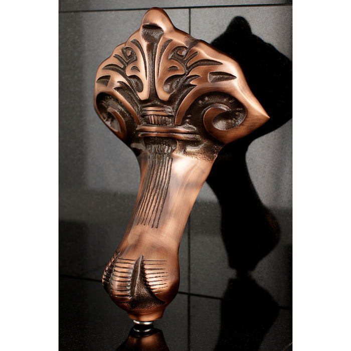 Kingston Heirloom NHVCTZB6 - Aqua Eden 4-Piece (Set) Eagle Claw Cast Iron Tub Feet, Naples Bronze