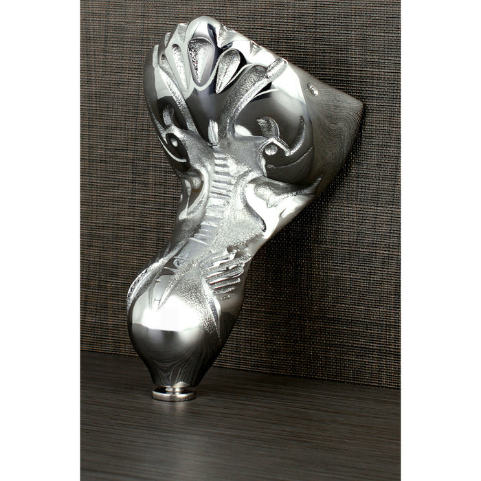 Kingston Heirloom NHVCTZT1 - Aqua Eden 4-Piece (Set) Eagle Claw Brass Tub Feet, Polished Chrome