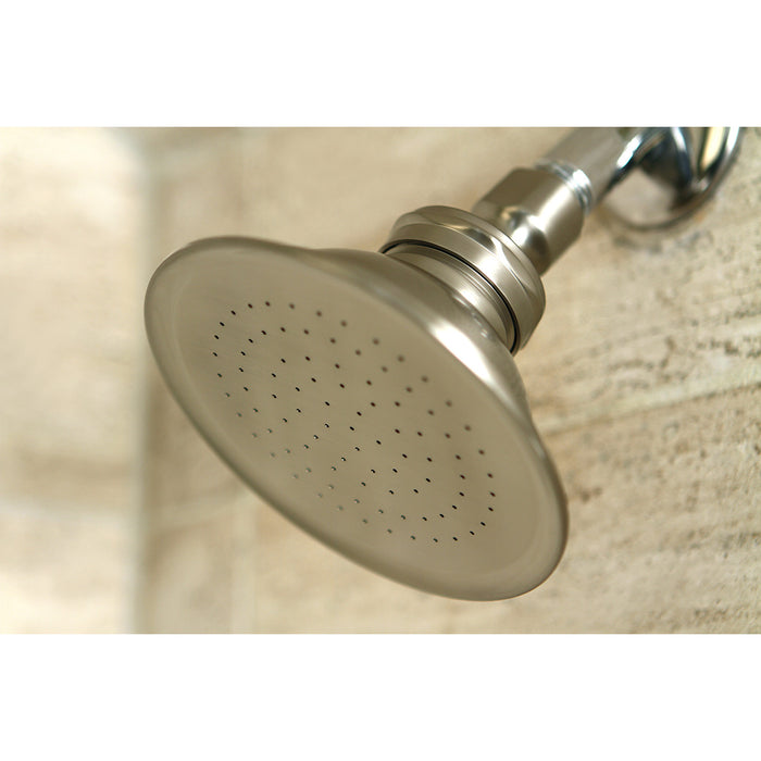 Kingston Heirloom P10SN - Victorian 4-3/4-Inch Round Raindrop Brass Shower Head, Brushed Nickel