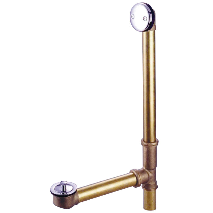 Made To Match PDLL3181 23-Inch Brass Lift and Turn Tub Waste and Overflow, Polished Chrome