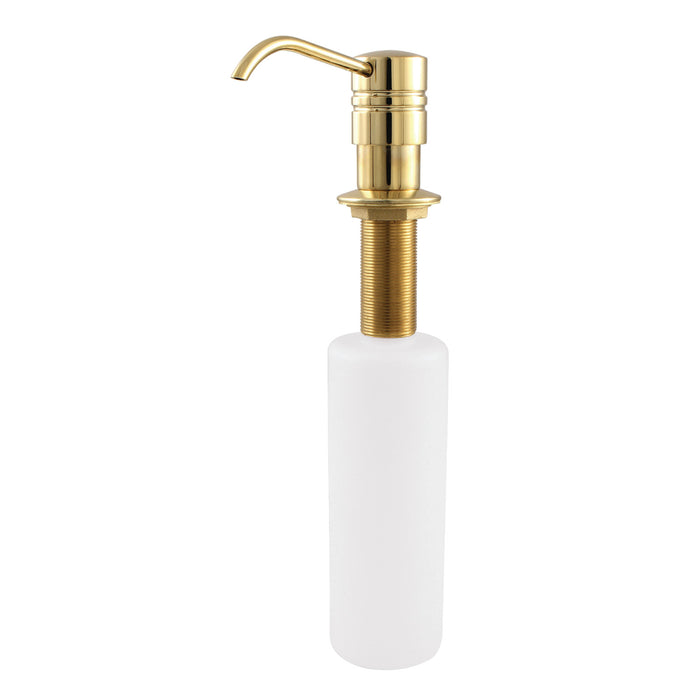 Milano SD2612 Kitchen Soap Dispenser, Polished Brass