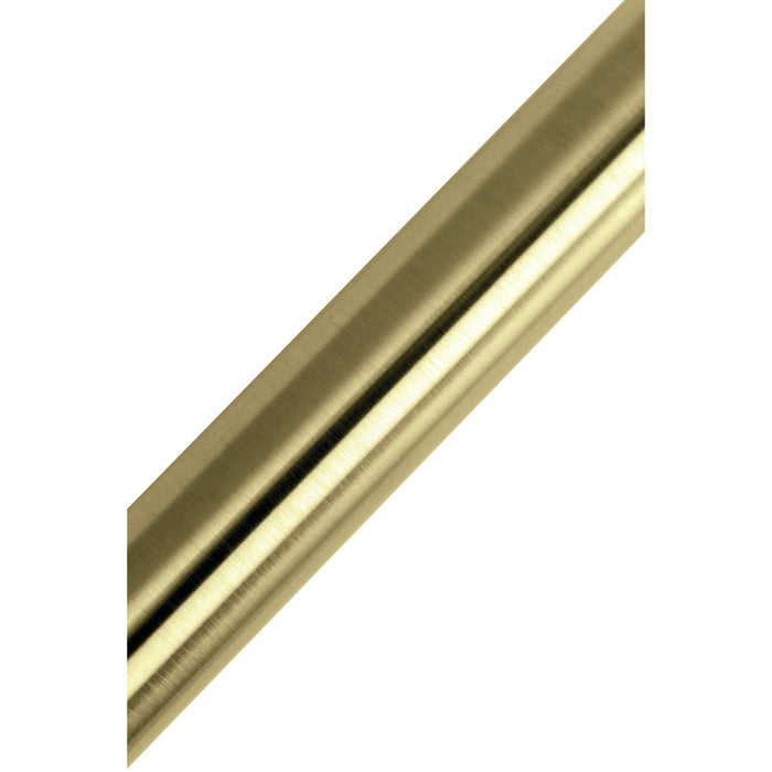 Edenscape SR607 60-Inch to 72-Inch Adjustable Shower Curtain Rod, Brushed Brass