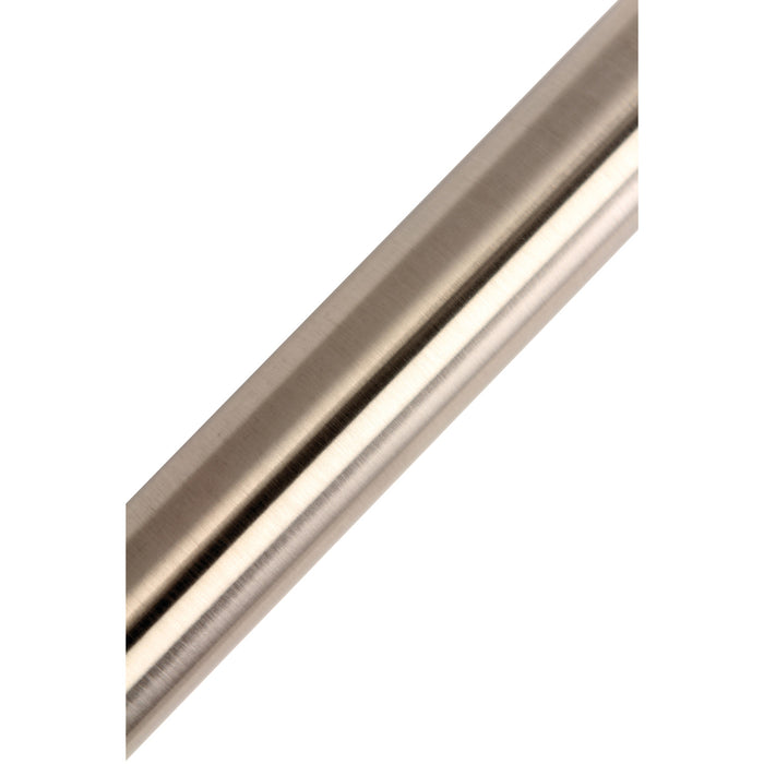 Edenscape SR608 60-Inch to 72-Inch Adjustable Shower Curtain Rod, Brushed Nickel