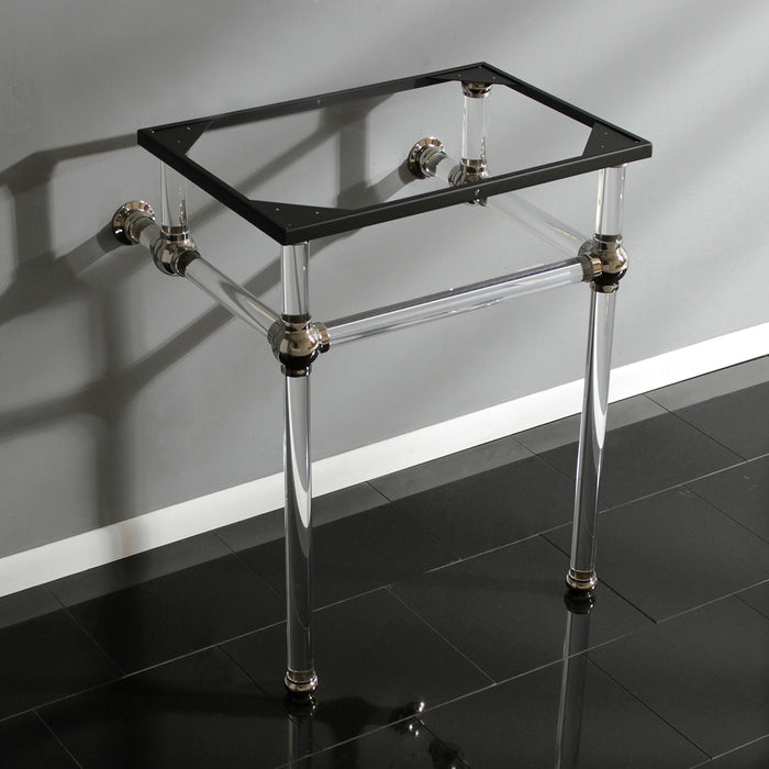 Templeton VAH242030PN Acrylic Console Sink Legs, Polished Nickel