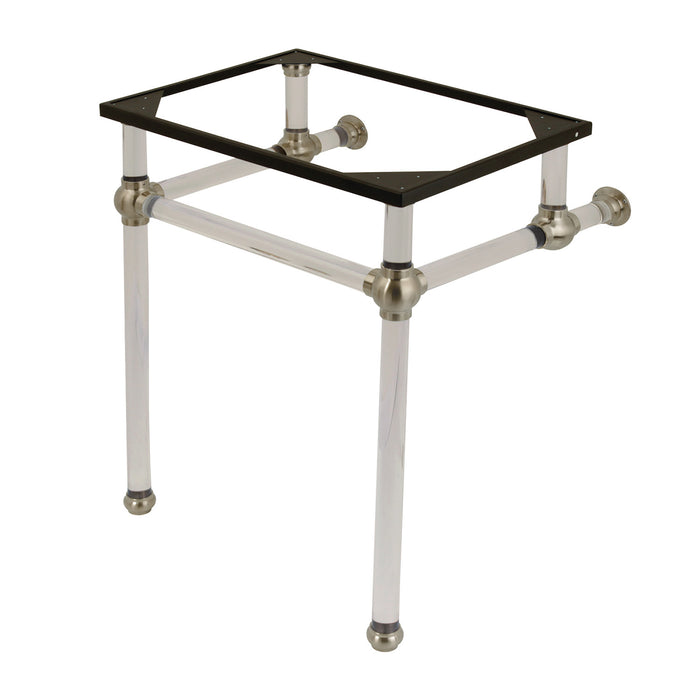 Templeton VAH242030SN Acrylic Console Sink Legs, Brushed Nickel