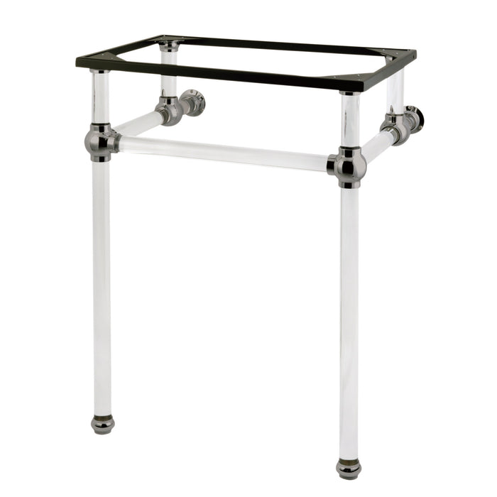 Templeton VAH282033SN Acrylic Console Sink Legs, Brushed Nickel