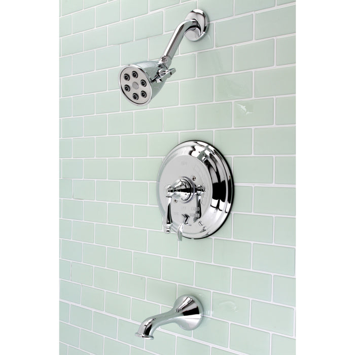 VB36310AL Single-Handle 3-Hole Wall Mount Tub and Shower Faucet, Polished Chrome