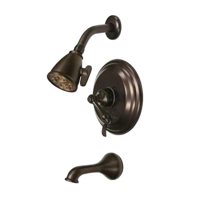 VB36350AL Single-Handle 3-Hole Wall Mount Tub and Shower Faucet, Oil Rubbed Bronze
