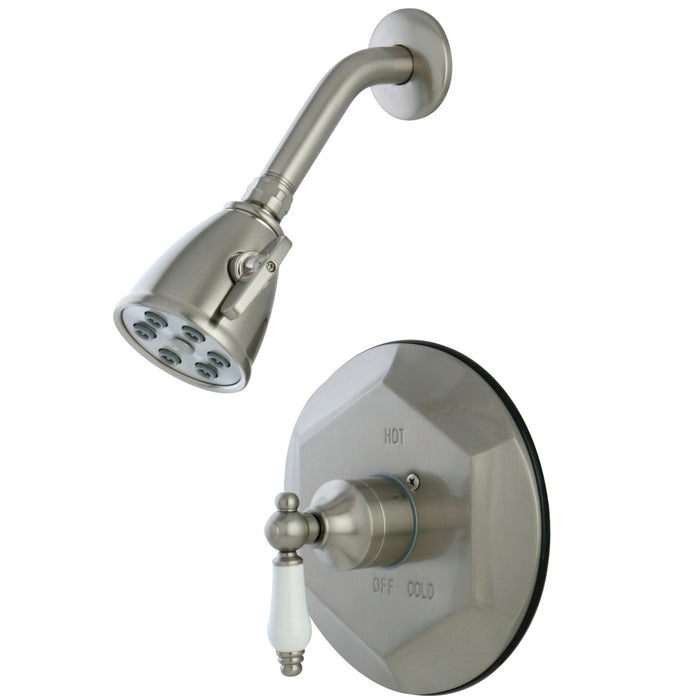 Kingston Tulare VB4638PLSOSingle-Handle Pressure Balanced Shower Faucet, Brushed Nickel