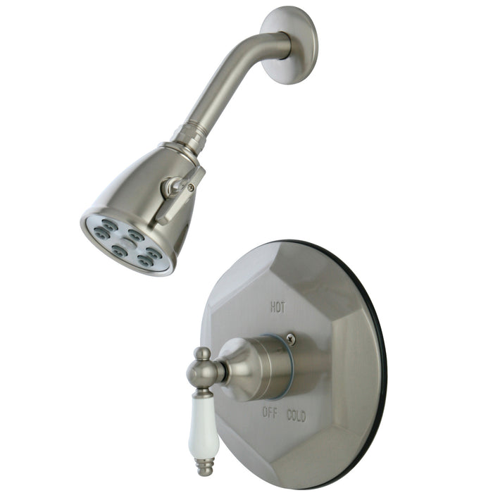 VB4638PLSO Single-Handle 2-Hole Wall Mount Shower Faucet, Brushed Nickel