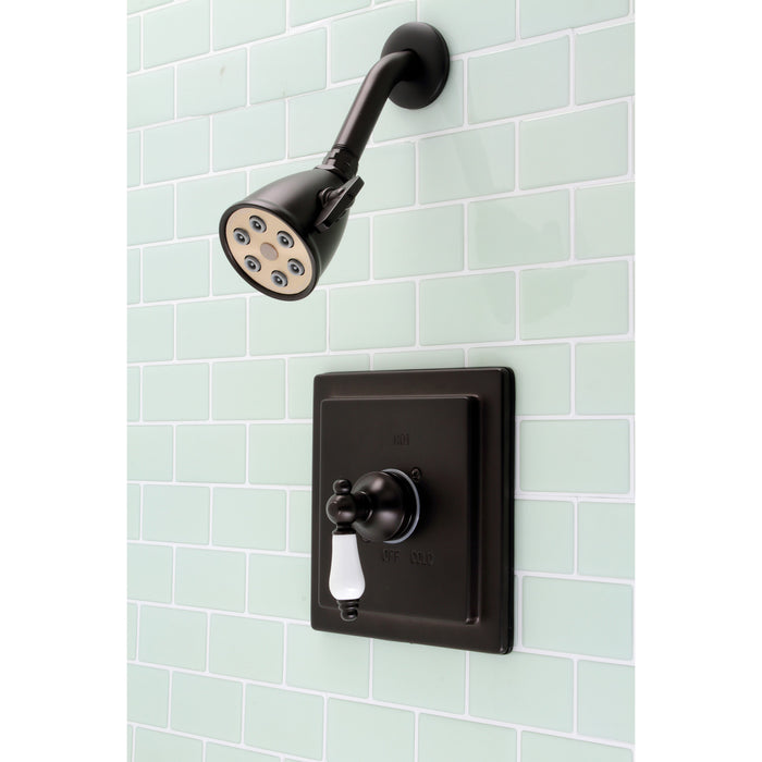Victorian VB8655PLSO Single-Handle 2-Hole Wall Mount Shower Faucet, Oil Rubbed Bronze