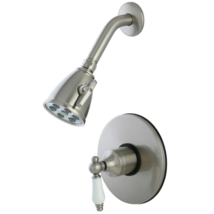 Kingston Tulare VB8698PLSOSingle-Handle Pressure Balanced Shower Faucet, Brushed Nickel