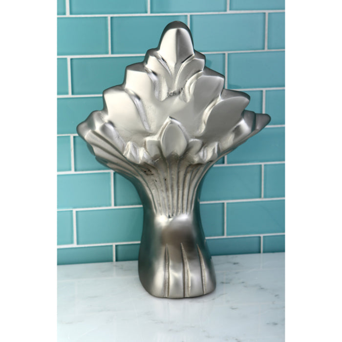 Aqua Eden VCTNC8 4-Piece (Set) Lion Paw Cast Iron Tub Feet, Brushed Nickel