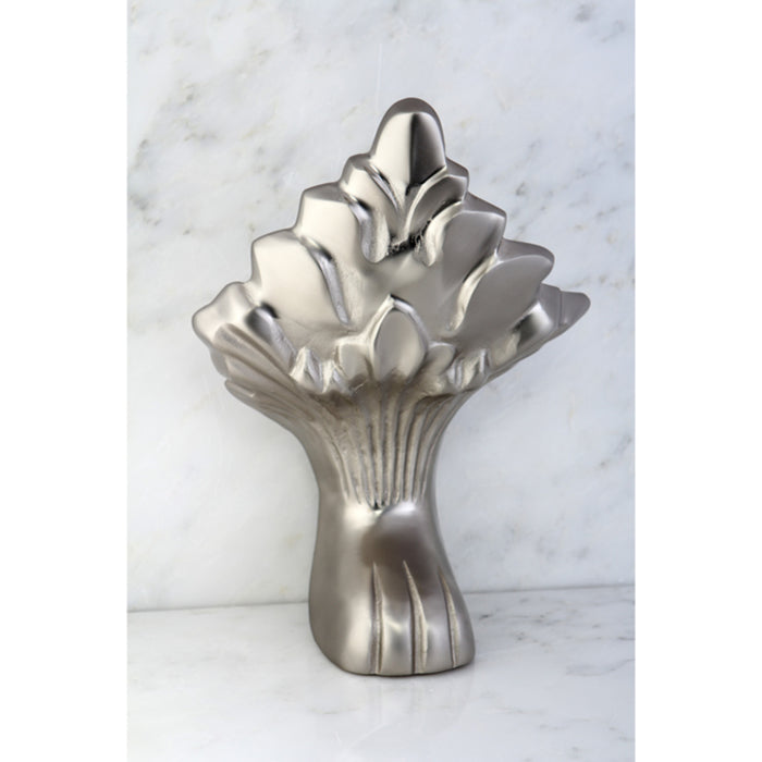 Aqua Eden VCTNC8 4-Piece (Set) Lion Paw Cast Iron Tub Feet, Brushed Nickel