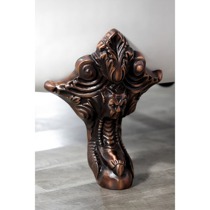 Aqua Eden VCTNL5 4-Piece (Set) Lion Cast Iron Tub Feet, Oil Rubbed Bronze