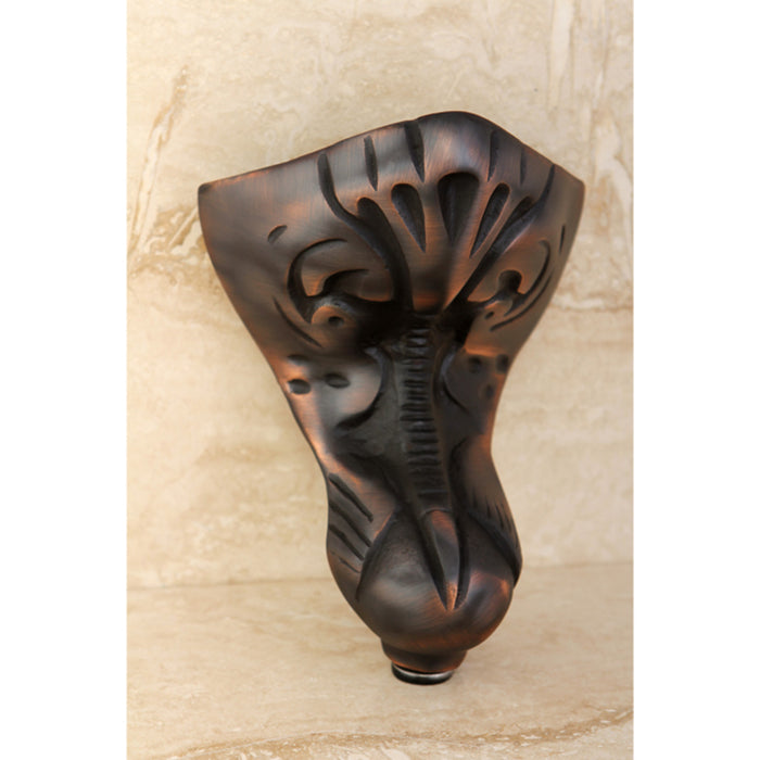 Aqua Eden VCTNT5 4-Piece (Set) Tudor Cast Iron Tub Feet, Oil Rubbed Bronze
