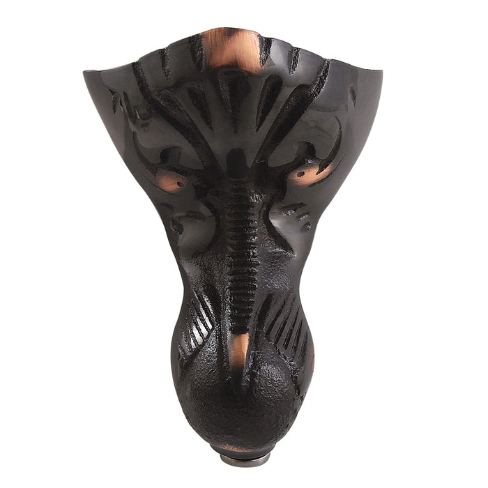 Aqua Eden VCTSW5 4-Piece (Set) Eagle Claw Cast Iron Tub Feet, Oil Rubbed Bronze