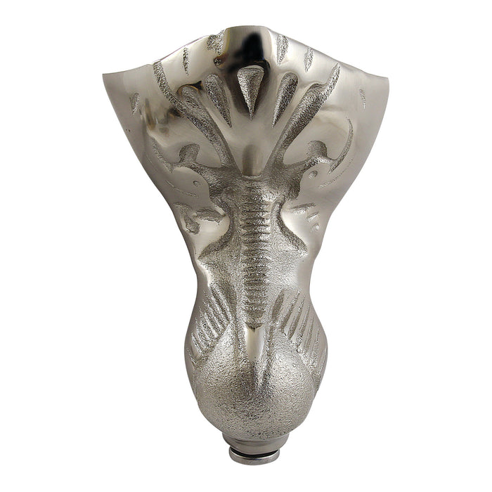 Kingston Heirloom VCTSW8 - Aqua Eden 4-Piece (Set) Eagle Claw Cast Iron Tub Feet, Brushed Nickel