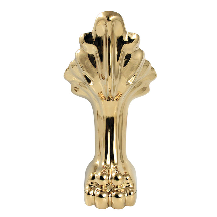 Kingston Heirloom VFMCWA2 - Aqua Eden 4-Piece (Set) Lion Paw Aluminum Tub Feet, Polished Brass