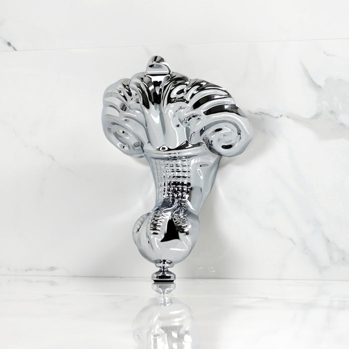 Kingston Heirloom VFMHJN1 - Aqua Eden 4-Piece (Set) Eagle Claw Aluminum Tub Feet, Polished Chrome