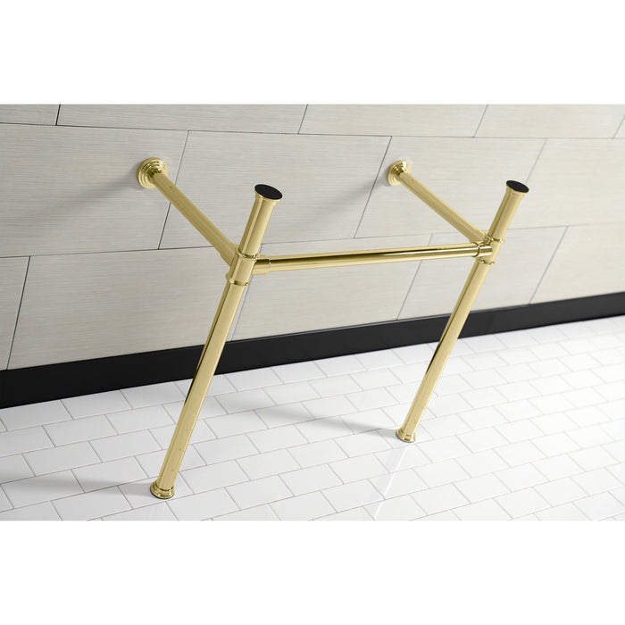 Fauceture VPB13682 Stainless Steel Console Sink Legs, Polished Brass
