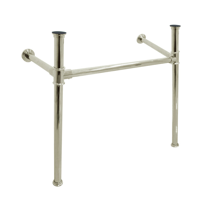 Fauceture VPB13686 Stainless Steel Console Sink Legs, Polished Nickel