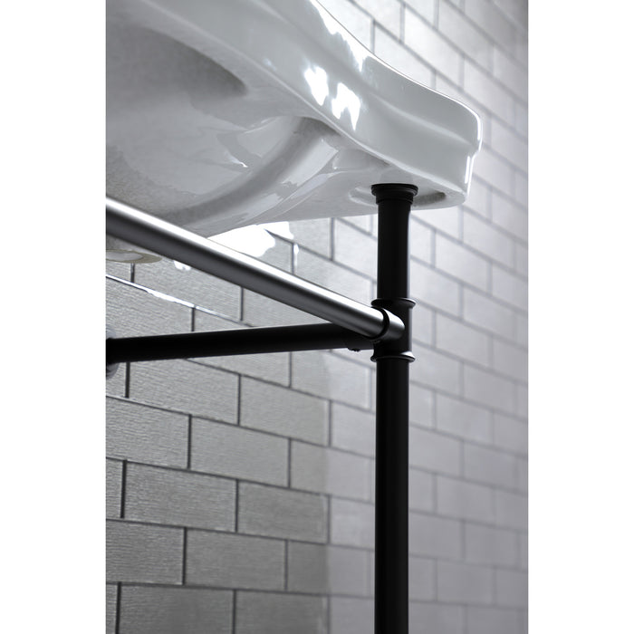 Imperial VPB14880 Stainless Steel Console Sink Legs, Matte Black