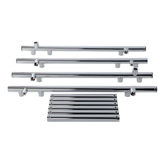 Kingston Fauceture VPB2216301P Console Sink Leg Support, Polished Chrome