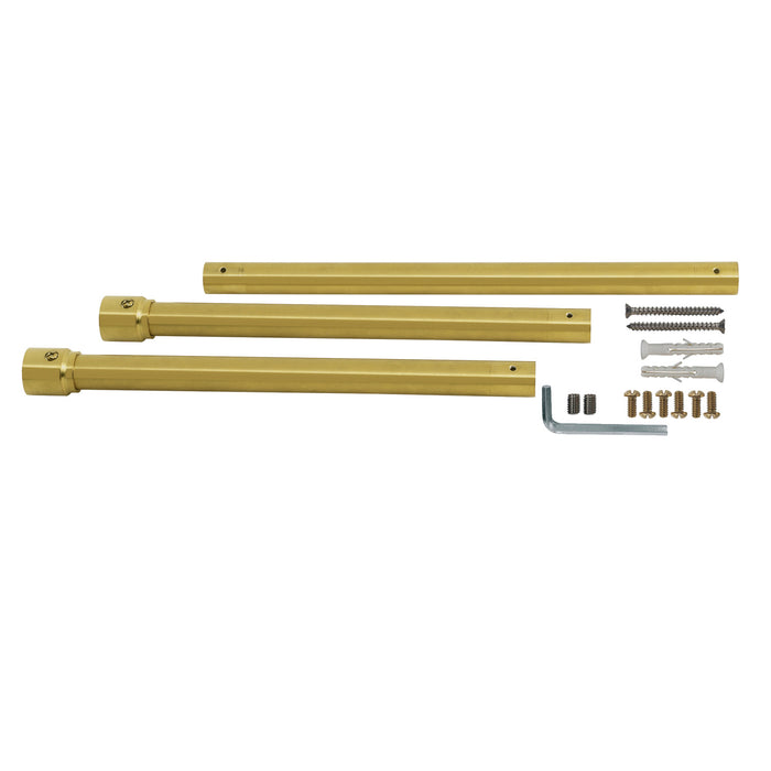 Kingston Dreyfuss VPB2218337H Console Sink Leg Wall Support, Brushed Brass