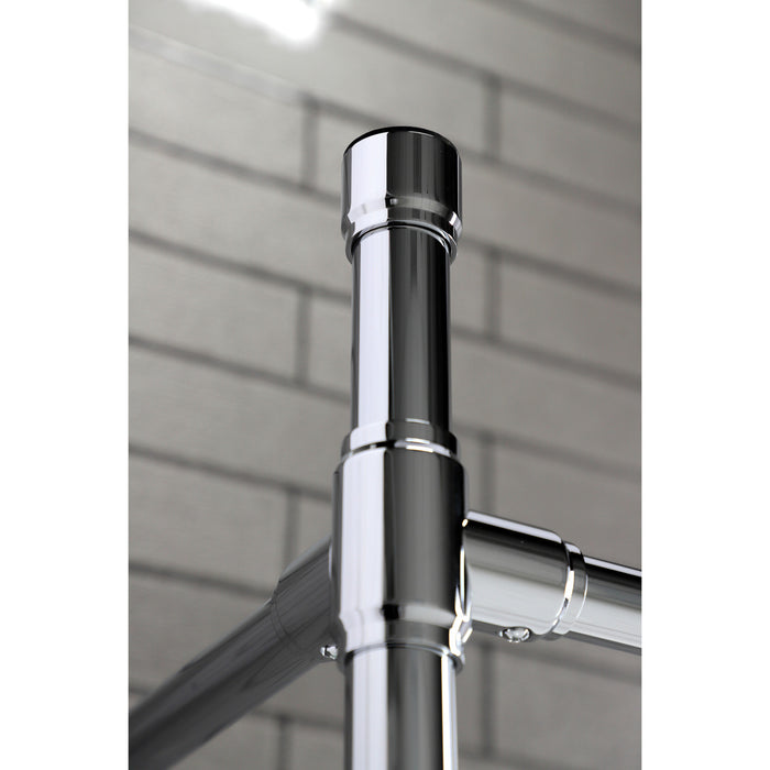 Dreyfuss VPB2818331 Stainless Steel Console Sink Legs, Polished Chrome