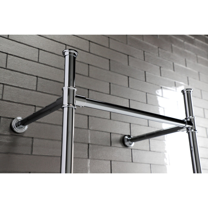 Fauceture VPB33081 Stainless Steel Console Sink Legs, Polished Chrome