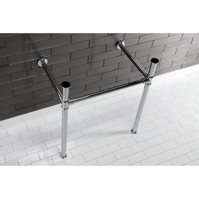 Fauceture VPB33081 Stainless Steel Console Sink Legs, Polished Chrome