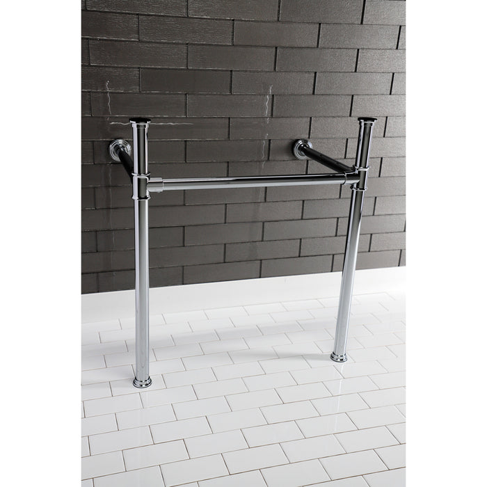 Fauceture VPB33081 Stainless Steel Console Sink Legs, Polished Chrome