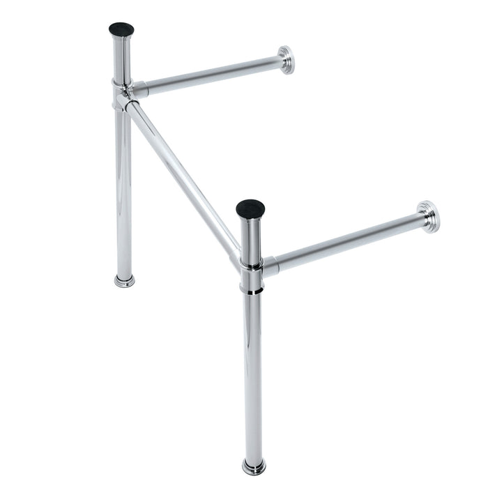 Fauceture VPB33081 Stainless Steel Console Sink Legs, Polished Chrome