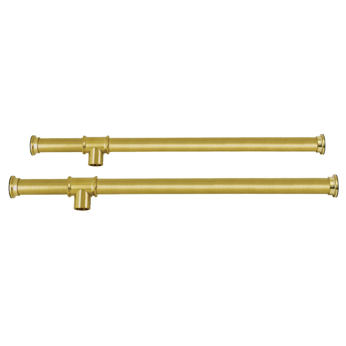 Fauceture VPB33087P Console Sink Leg Support, Brushed Brass