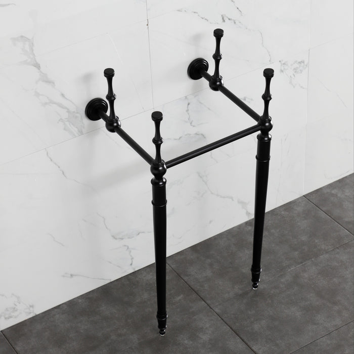 Fauceture VPB33140 Brass Console Sink Legs, Matte Black