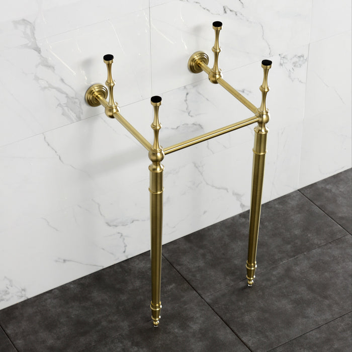 Fauceture VPB33147 Brass Console Sink Legs, Brushed Brass