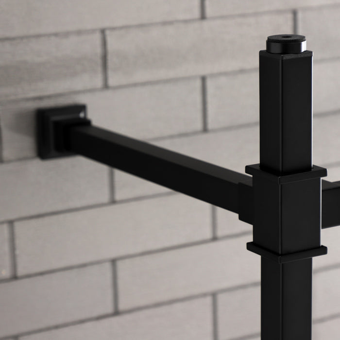 Fauceture VPB3322SQ0 Stainless Steel Console Sink Legs, Matte Black