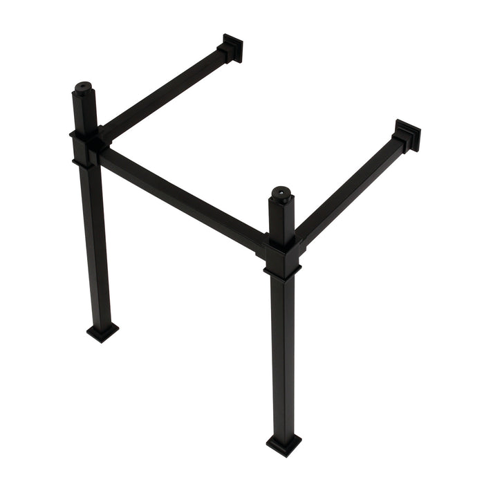 Fauceture VPB3322SQ0 Stainless Steel Console Sink Legs, Matte Black