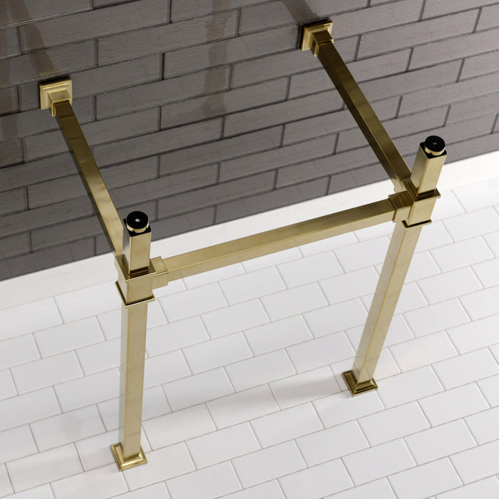 Fauceture VPB3322SQ7 22-Inch Stainless Steel Console Sink Legs, Brushed Brass