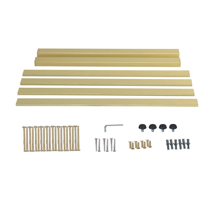 Kingston Commercial VSP3122H7 Bar Shelf for 31-Inch Console Sink, Brushed Brass