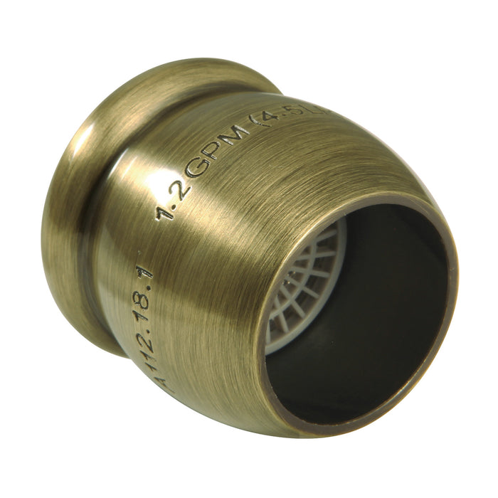 Kingston Cal Green Z12KSSA2493 Cal Green 1.2 GPM Female Aerator, Antique Brass