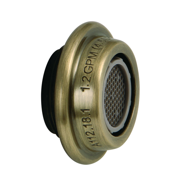 Kingston Cal Green Z12KSSA7123 Cal Green 1.2 GPM Male Aerator, Antique Brass