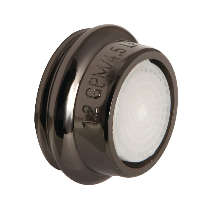 Kingston Cal Green Z12NBSA1400 1.2 GPM Female Aerator, Black Stainless Steel