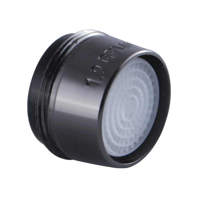 Kingston Cal Green Z12NBSA950 Cal Green 1.2 GPM Male Aerator, Black Stainless Steel