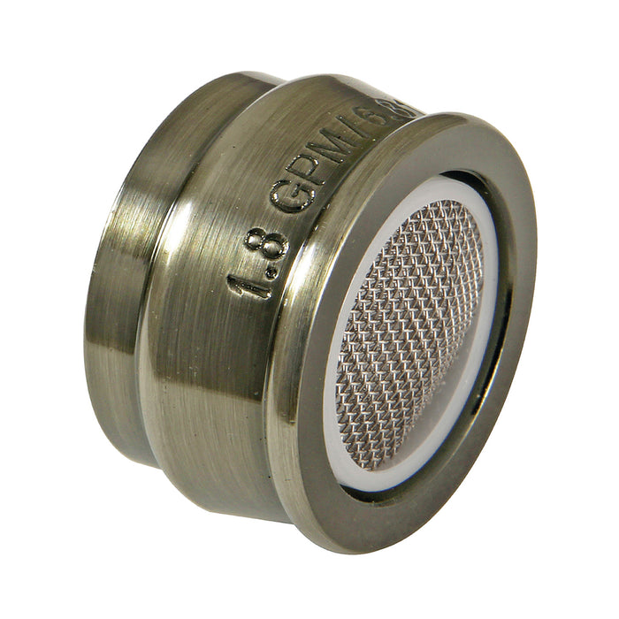 Kingston Cal Green Z18KBSA790 1.8 GPM Female Aerator, Black Stainless