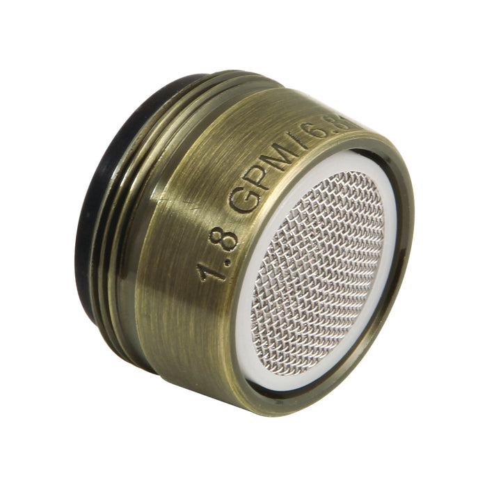 Kingston Cal Green Z18KBSA953 1.8 GPM Male Aerator, Antique Brass